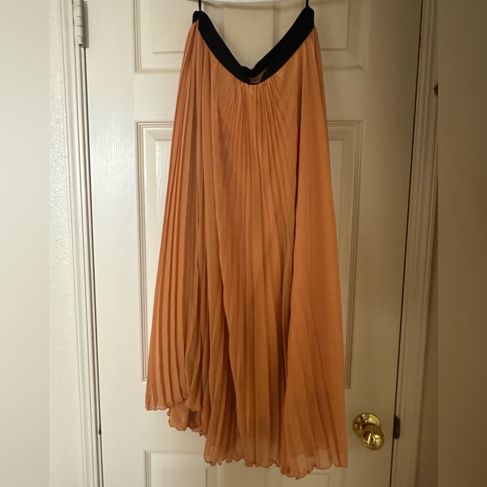 Uniqlo Accordion Maxi Skirt
